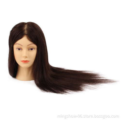 Professional heat resistant wig training mannequin head hair practice head for barber